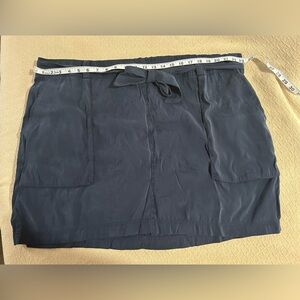 Old Navy Plus Size Dark Blue Sueded Mini Skirt